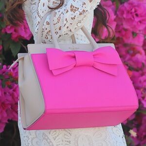 Kate Spade Make It Mine Candace Bag & Kate Spade Pink Bow Candace Outer Wrap
